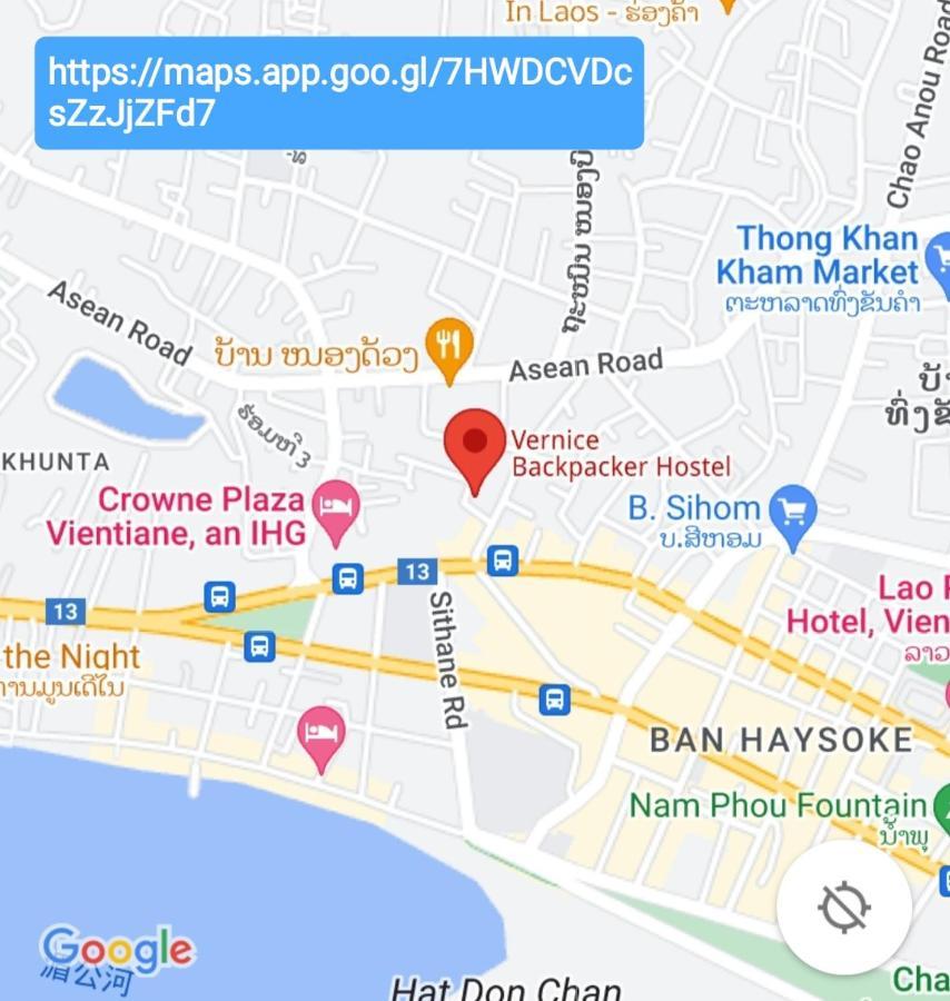 Vernice Backpacker Hostel Vientiane Exterior photo